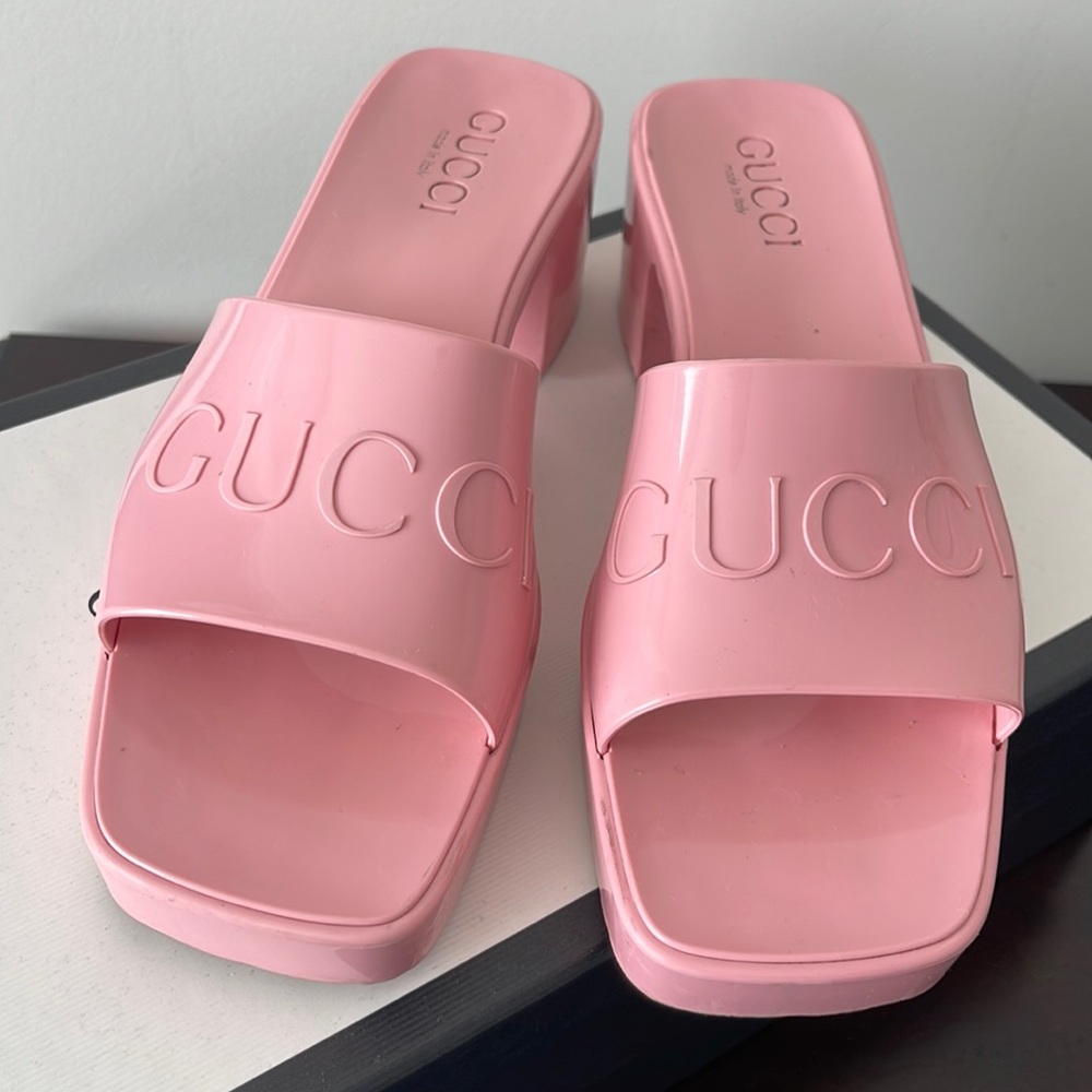 Gucci rubber slide